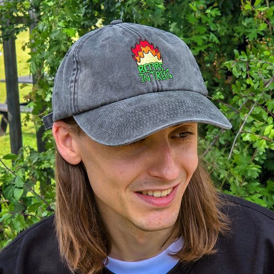 Fire Logo Cap (Black)