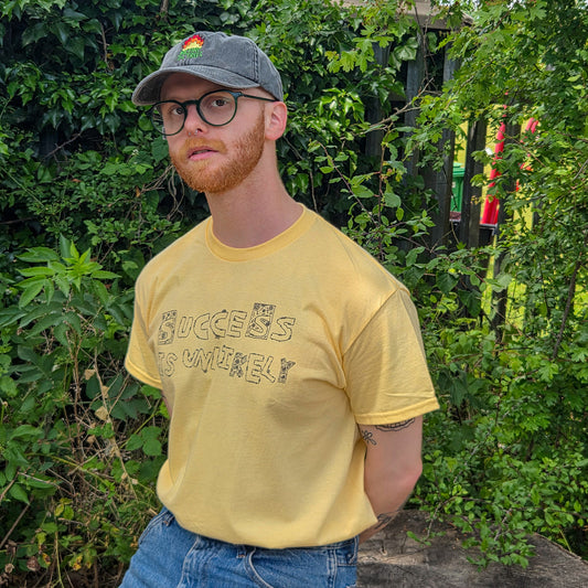 Success Is Unlikely T-Shirt (Yellow)