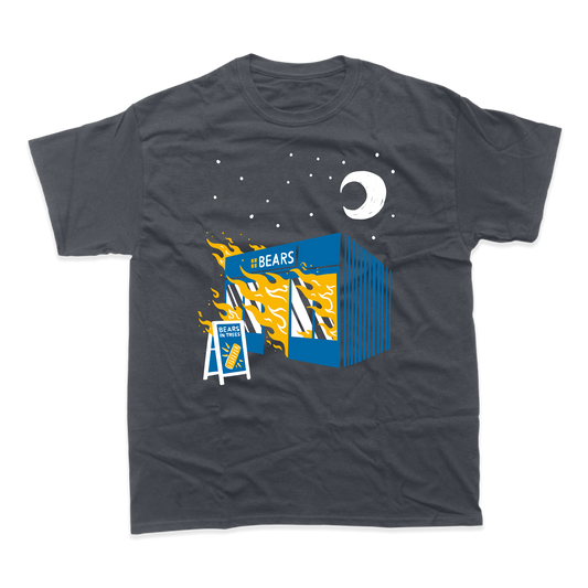 BAKERY ON FIRE T-SHIRT (CHARCOAL)