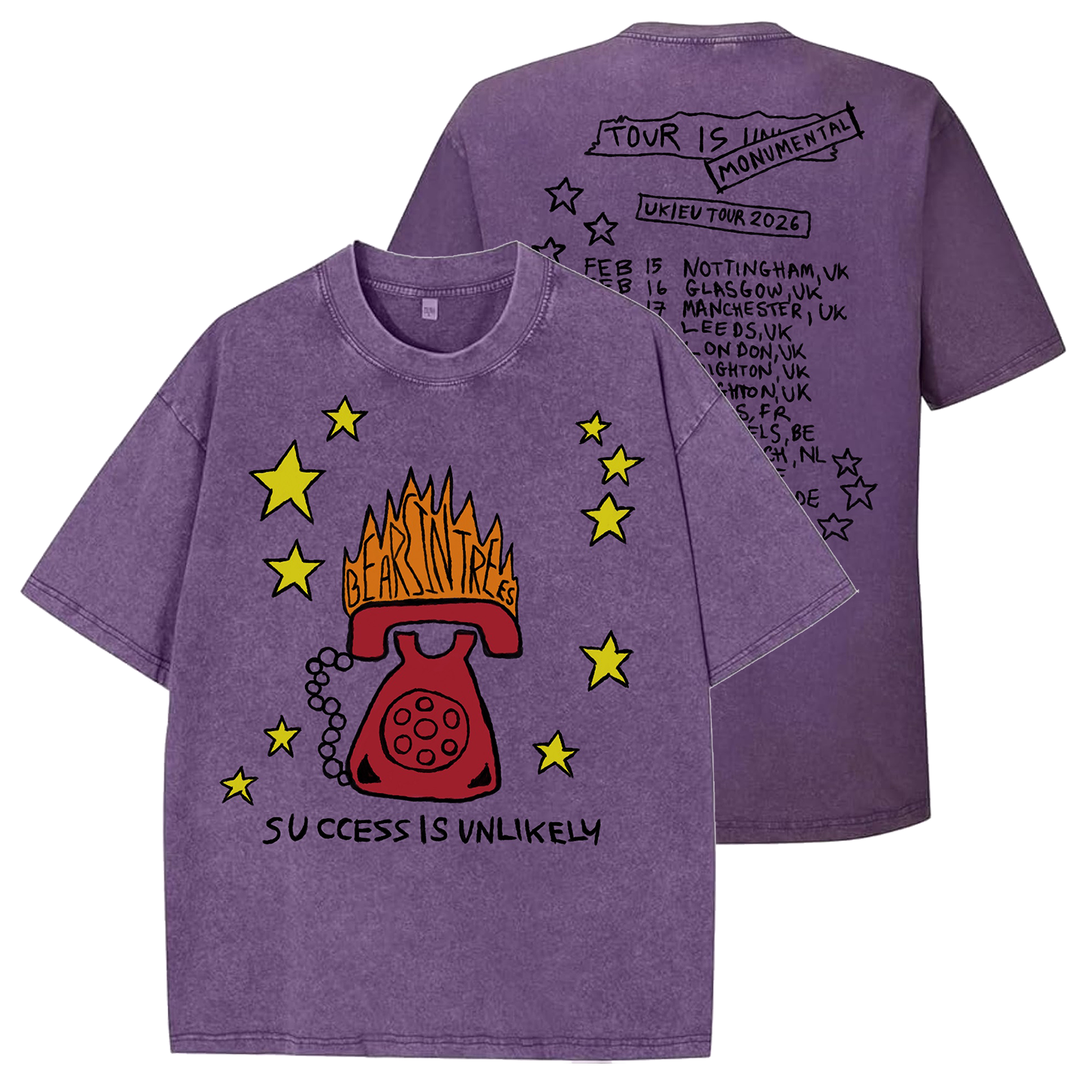 UNLIKELY T-SHIRT (PURPLE) – Bears in Trees