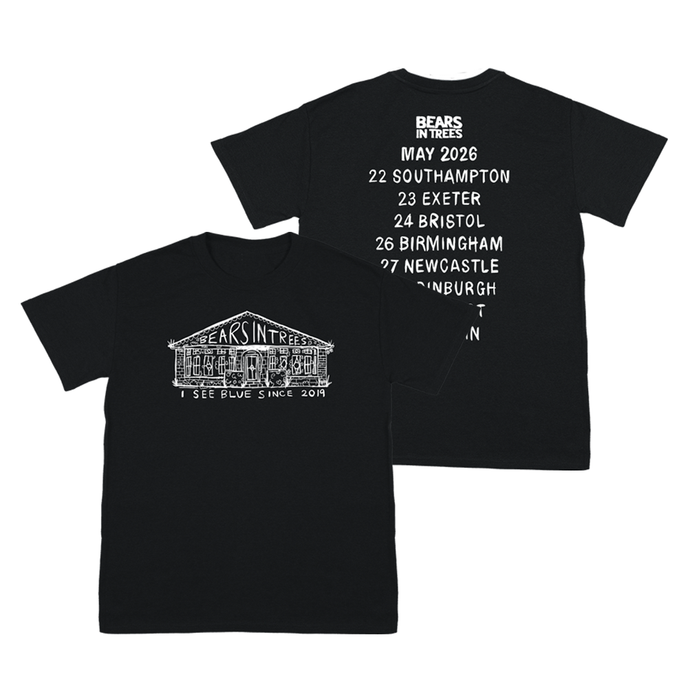 BEARS IN TREES - UK/IE 2026 TOUR T-SHIRT (BLACK)