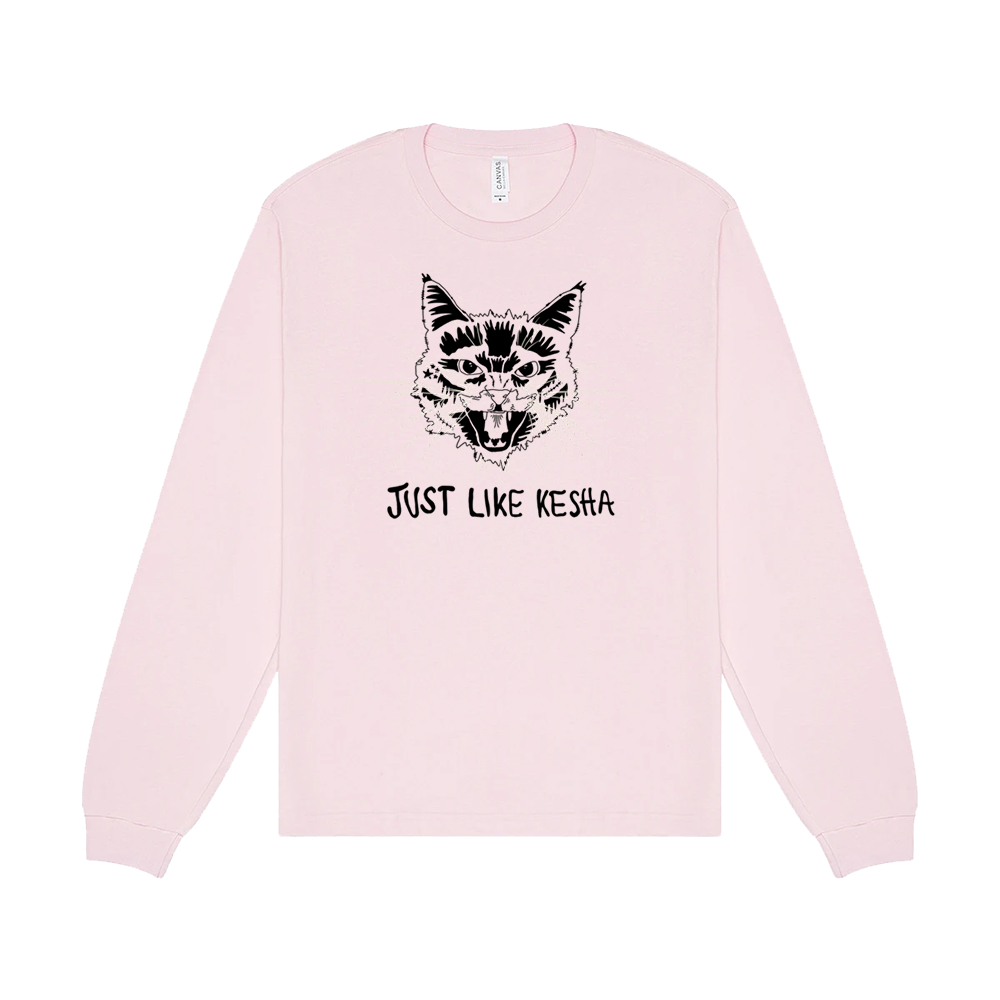 BEARS IN TREES - KESHA LONGSLEEVE (PINK)