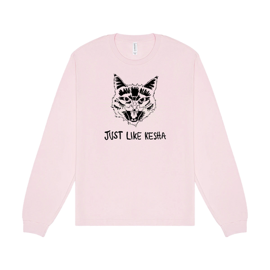 BEARS IN TREES - KESHA LONGSLEEVE (PINK)